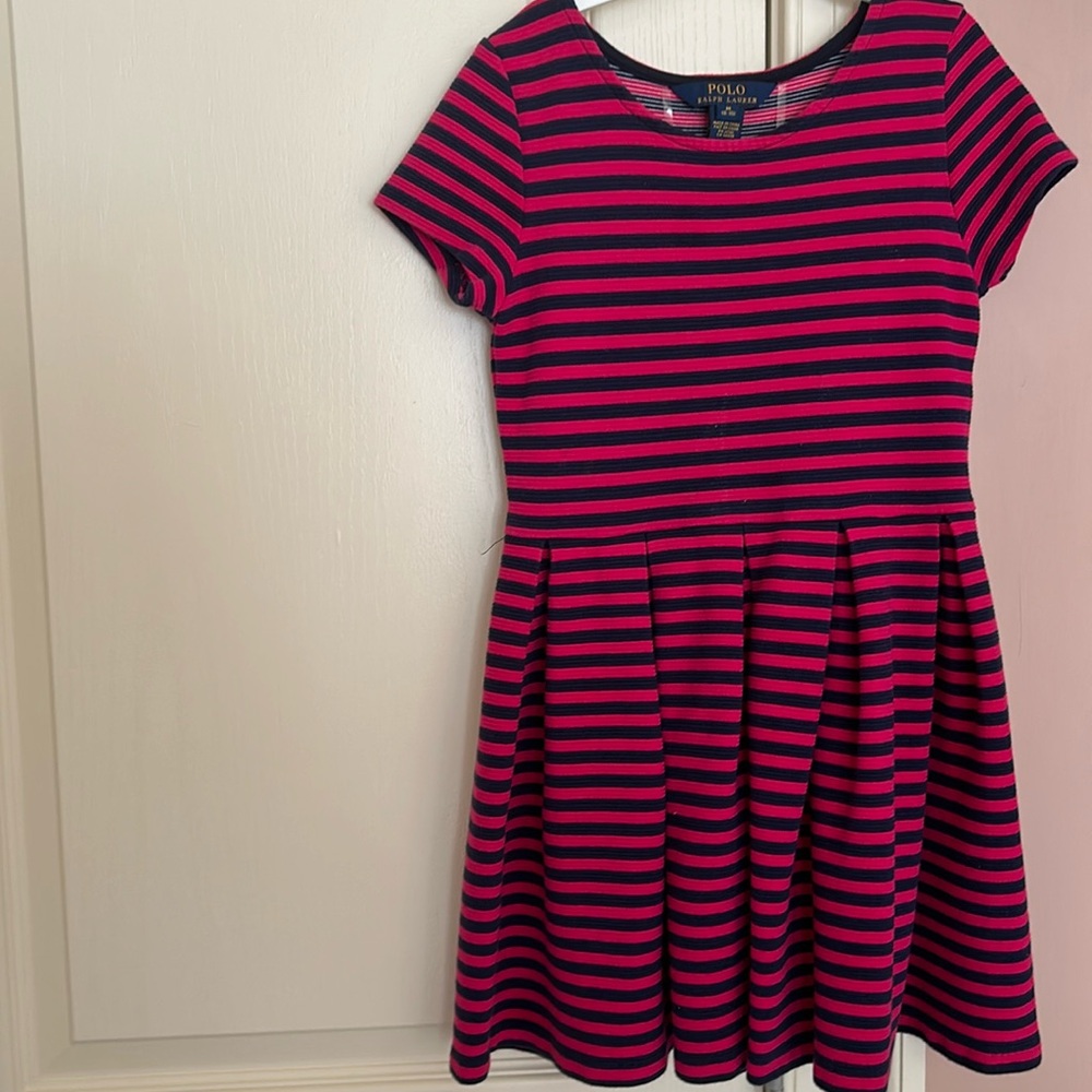 Polo Ralph Lauren girl M adorable stripe dress